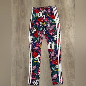 adidas Kids Multicolor Patterned Joggers